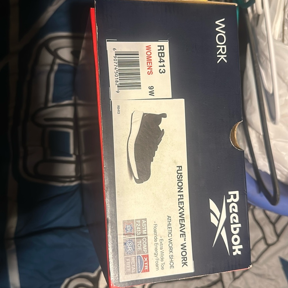 Fusion flex weave work composite toe shoes